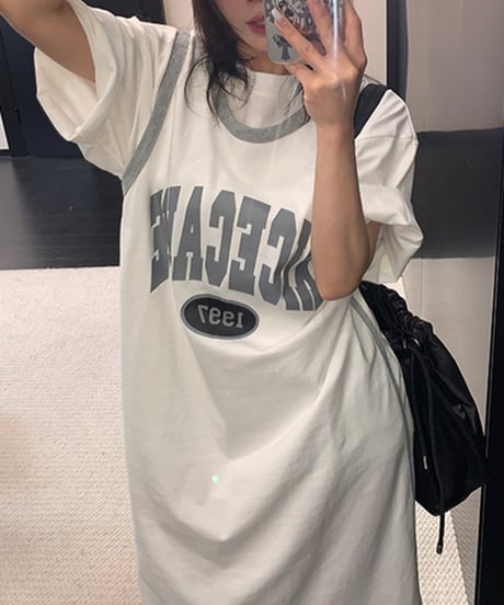 Sleeveless Logo Long Dress / 3colors