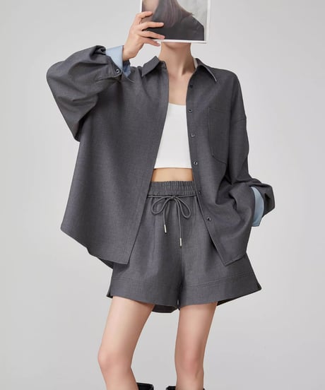 Relaxed Shirt & Shorts Set