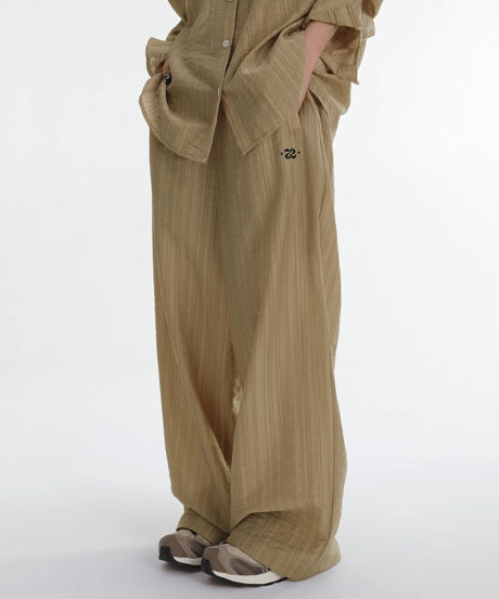 Tencel Sunscreen Long Sleeve Shirt & Pants Setup  / 2colors