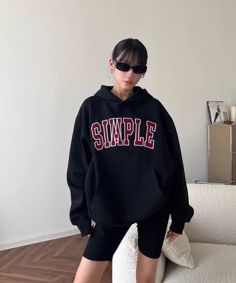Urban Arch Logo Loose Hoodie / 3colors