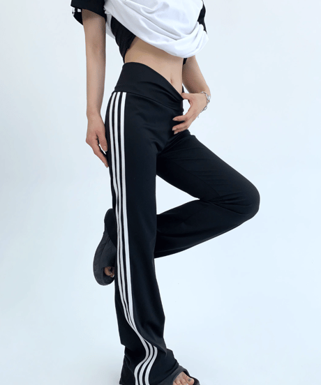 Sideline Straight Casual Flare Pants