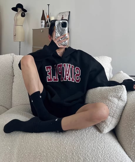 Urban Arch Logo Loose Hoodie / 3colors