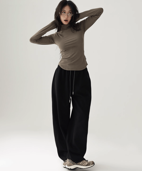 Soft Fit High Neck Top / 4colors