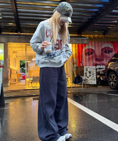 Wide Straight Work Cargo Pants  / 2colors