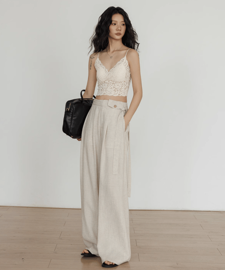 Lace Camisole Bra Top  / 2colors