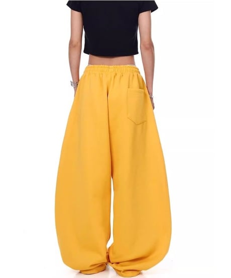 Side Striped Curve Wide Sweat Pants / 2colors