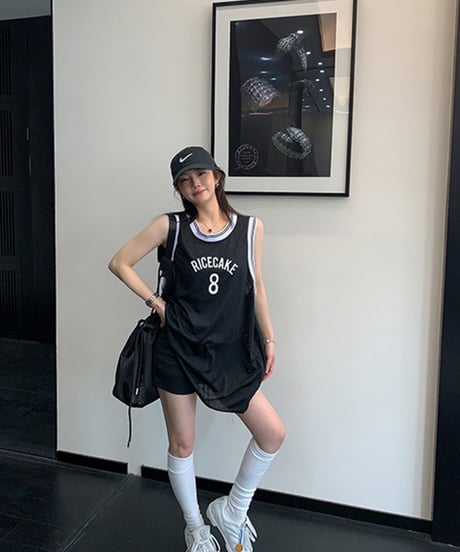 Sport Mesh Logo Tank Top  / 3colors