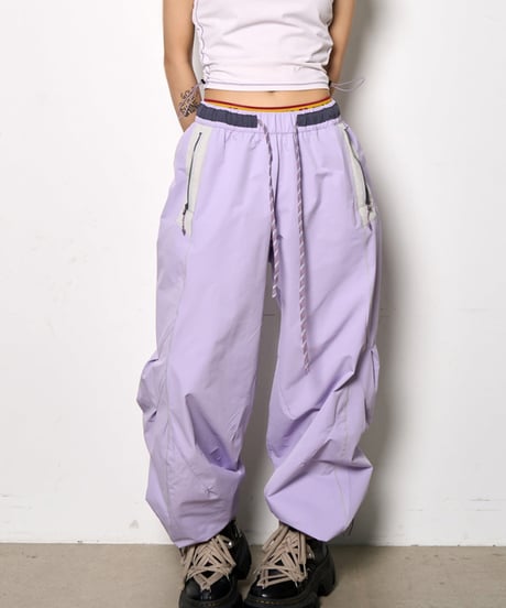 Wide Silhouette Tech Cargo Pants / 2colors