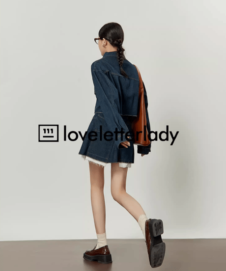 Cropped Denim Jacket & Mini Skirt Set