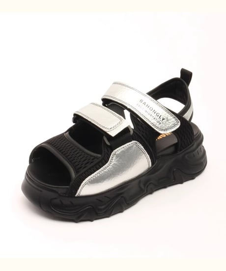 Velcro Platform Sneakers Sandals / 3colors