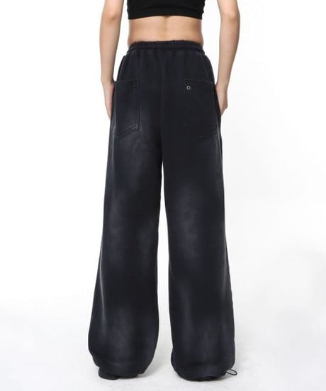 Ultra Wide Baggy Graffiti Logo Sweatpants / 2colors