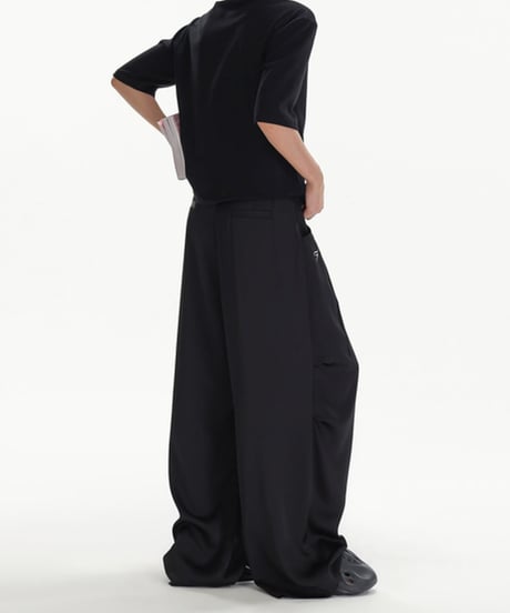 Drape Wide Silhouette Pants