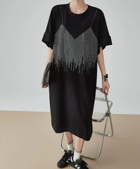 Crystal Layered Maxi Dress