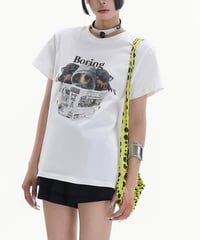 Boring Dog Graphic Print Tee / 2colors