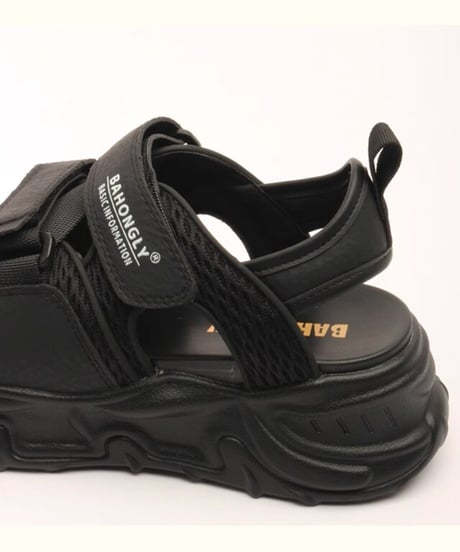 Velcro Platform Sneakers Sandals / 3colors
