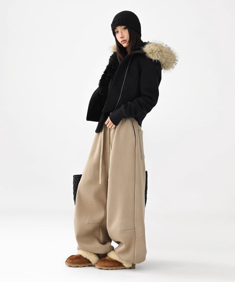 Soft Wide-Leg Sweatpants  / 3colors