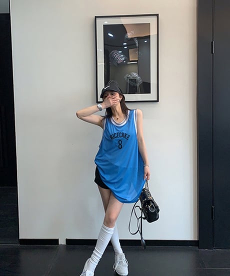 Sport Mesh Logo Tank Top  / 3colors
