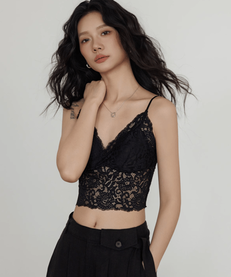 Lace Camisole Bra Top  / 2colors