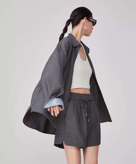 Relaxed Shirt & Shorts Set