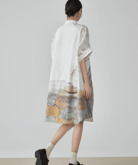 Gallery Canvas Art Shirt Dress