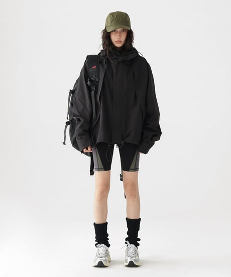 Oversized Tactical Outdoor Shell Jacket  / 2colors