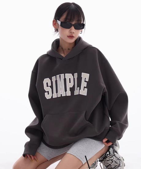 Urban Arch Logo Loose Hoodie / 3colors