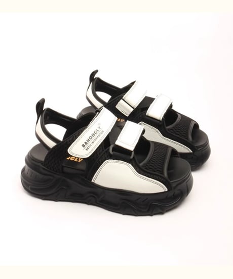 Velcro Platform Sneakers Sandals / 3colors