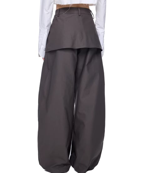 Multi Pocket Wide Cargo Pants / 2colors