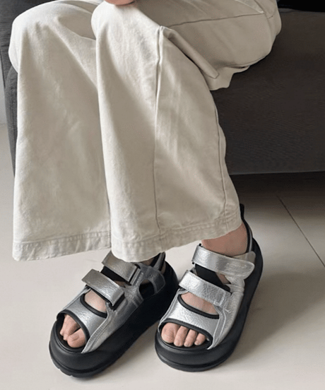 Platform Strap Sandals / 2colors