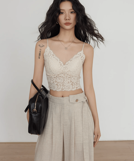 Lace Camisole Bra Top  / 2colors