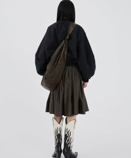 Vintage Oversize Crumpled Shoulder Bag