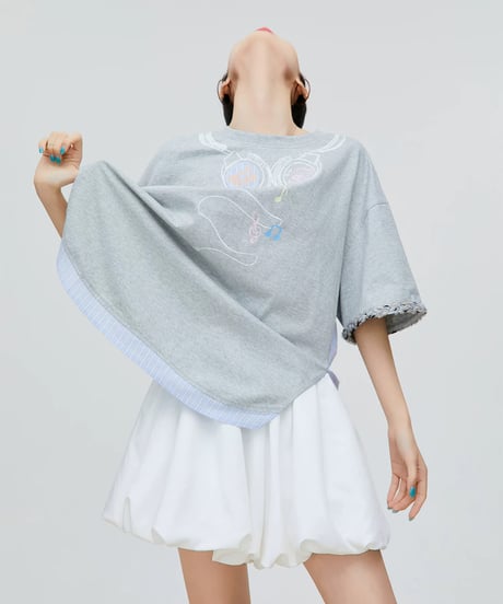 Trompe-L'oeil Headphone Graphic Tee
