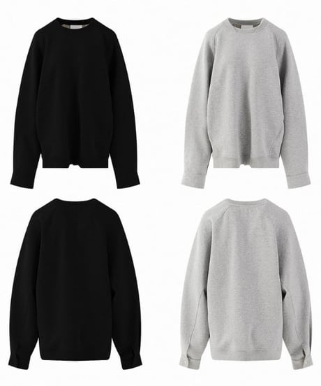 Checkered Cuff Oversized Sweatshirt Pullover  / 2colors