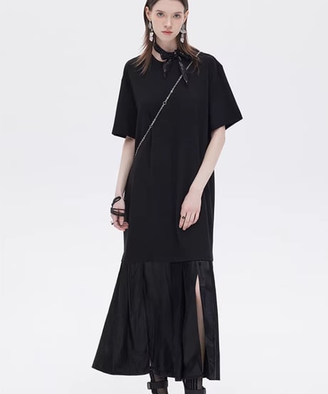 Docking T-Shirt Long Dress