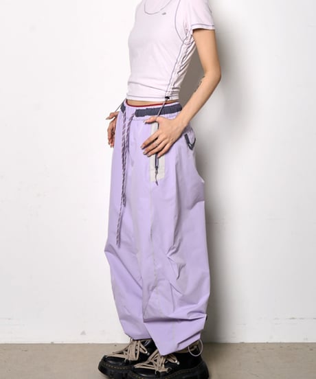 Wide Silhouette Tech Cargo Pants / 2colors