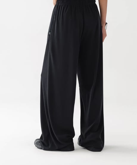 Logo Drape Wide Sweatpants