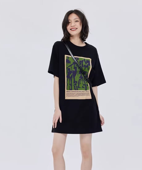Vintage Art Graphic T-Shirt Dress