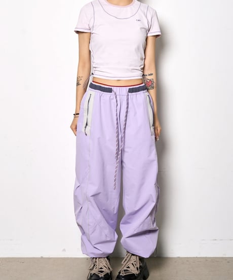 Wide Silhouette Tech Cargo Pants / 2colors