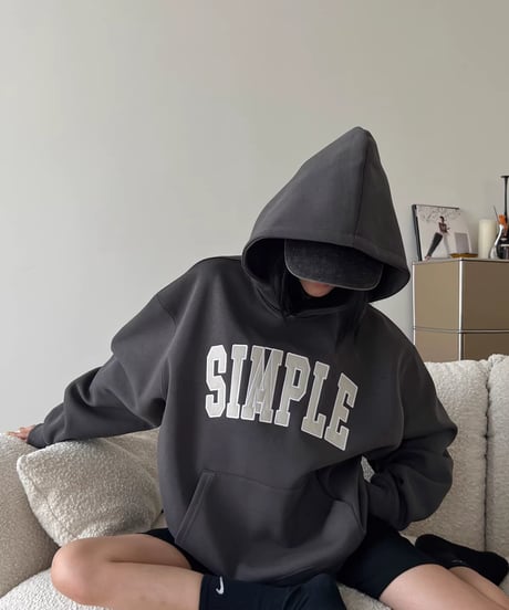 Urban Arch Logo Loose Hoodie / 3colors