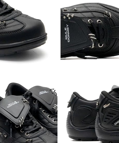 Lip Stud Shoe Tongue Sneakers