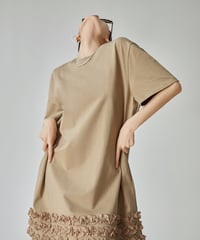 Hem Frill Detail T-Shirt Mini Dress