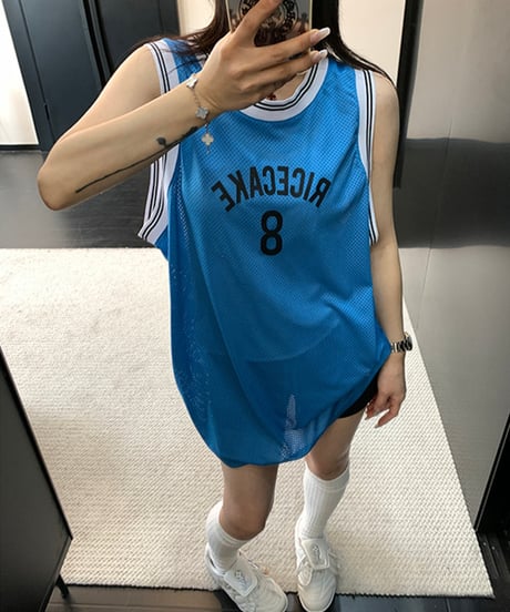 Sport Mesh Logo Tank Top  / 3colors