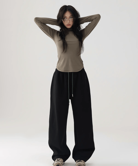 Soft Fit High Neck Top / 4colors