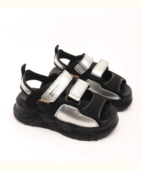 Velcro Platform Sneakers Sandals / 3colors