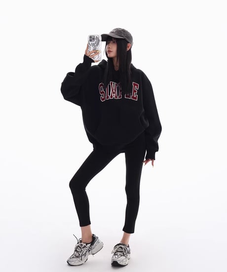 Urban Arch Logo Loose Hoodie / 3colors