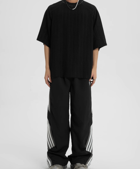 Sideline Wide Silhouette Easy Track Pants / 3colors
