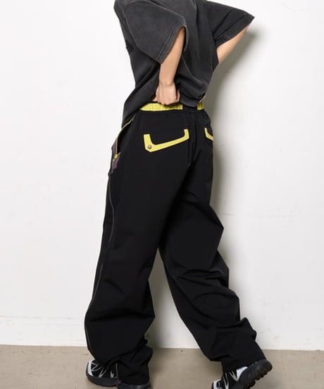 Wide Silhouette Tech Cargo Pants / 2colors