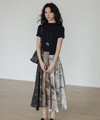 Watercolor Abstract Docking Maxi Dress