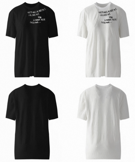 Sheer Layered Mesh Print T-Shirt / 2colors
