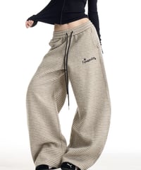 Striped Loose Casual Sweatpants  / 3colors
